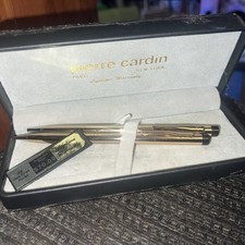 Pierre Cardin Pen Set 18k Gold Plated In Original Box