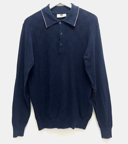 Art gallery knit polo jumper - knit,