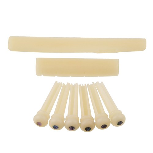Unbleached slotted bone nut - unbleached,