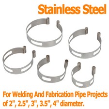 Exhaust Tacking Band For Welding Fabrication Projects 2" 2.5" 3" 3.5" 4" Clamp