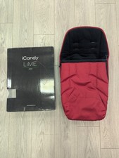 NEW - iCandy Lime Footmuff