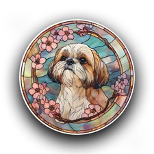 Shih Tzu Dog Puppy Stained
