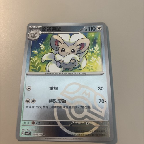 Cinccino 1605 gem - cinccino,