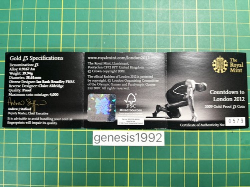 Genuine coa for 2009 - genuine,