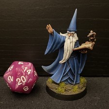 Reaper Miniatures Darius The Blue Wizard Painted Dungeons And Dragons Plastic