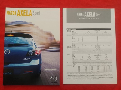 0612 mazda axela sport catalog - axela,
