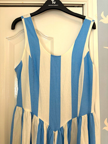 Next blue white striped - next, &