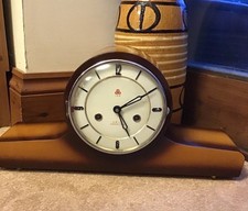 555 shanghai china Lacquered Inlaid mantle clock pendulum Key Chiming Antique