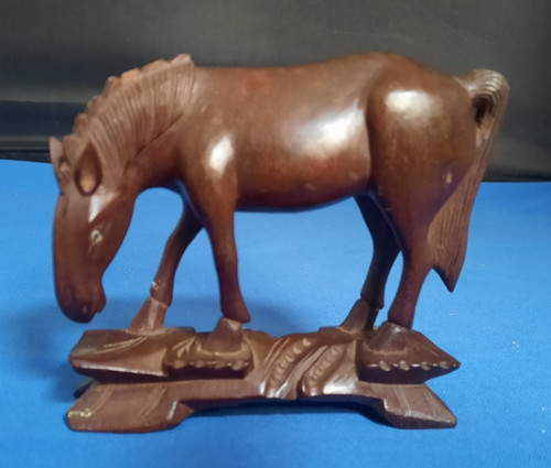 Vintage hand carved wooden - hand,