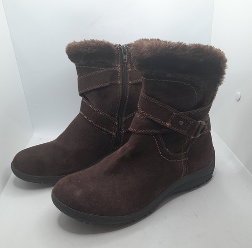 Ladies clarks brown - ladies, suede