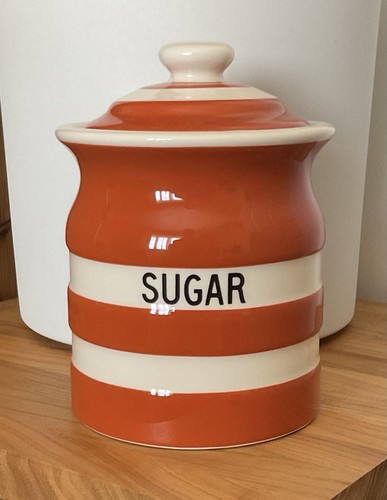 Green cornishware orange - tg,