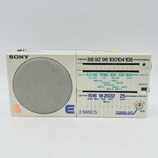 Sony ICF-22L 3 Band compact portable radio FM MW LW Radio Working Retro Rare