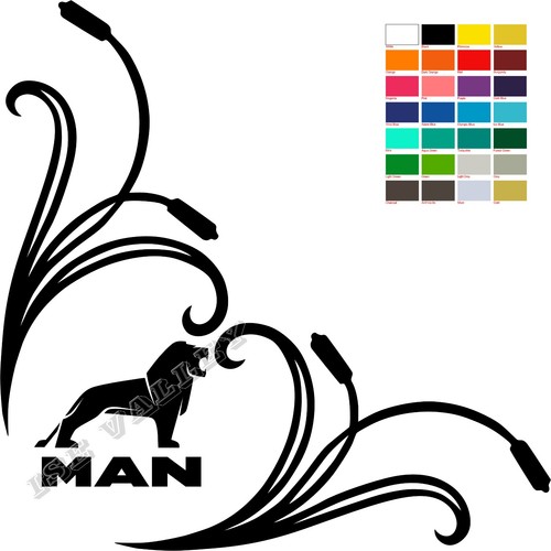 Man window vinyl - man, sticker