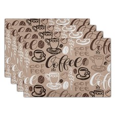 Coffee Placemats Set Of 4brown