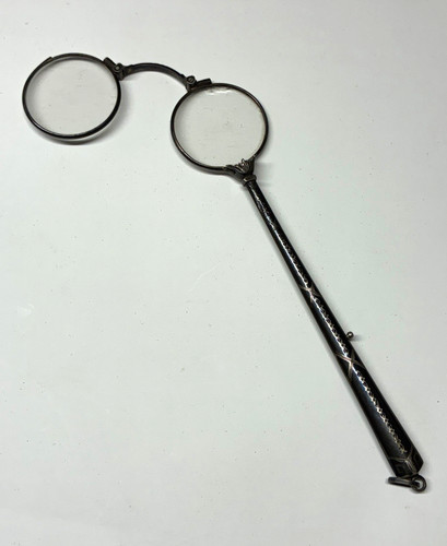 Folding 935 silver lorgnette - folding,