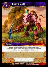 WoW TCG Loot Card - Fool’s Gold - Unused/Unscratched