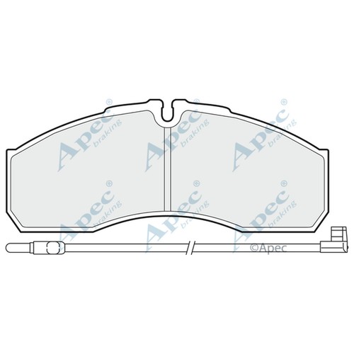 Brake pads set for iveco - set, daily