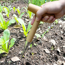 Stainless Steel Dibbler Bulb Planter Dibber Hole Puncher Gardening Tool UK