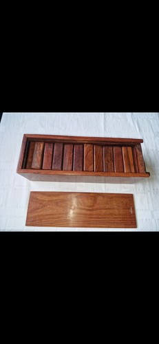 Vintage wooden jenga - hand, made