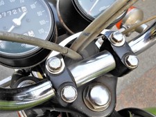 HONDA CB CB175 - QUALITY STAINLESS CABLE HOLDER BRACKET - 53139286000