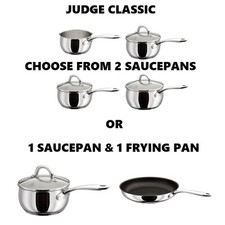 JUDGE CLASSIC 2 SAUCEPANS OR 1
