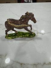 Horse Trinket Jewelry Box with