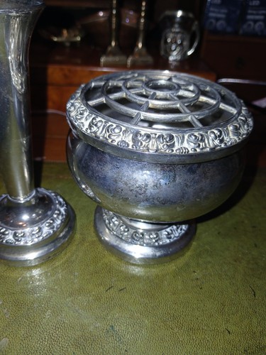 Ianthe silver plated - plated, vase