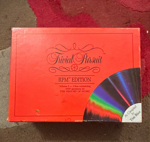 Parker trivial pursuit rpm - pursuit,