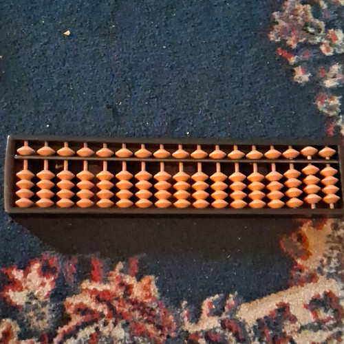 Wooden abacus counting frame - abacus,