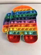 Fidget Popper Toy rainbow sensory stress relief 