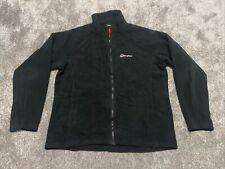 Berghaus Fleece Full Zip Sweater Jumper Black Pockets Size XL