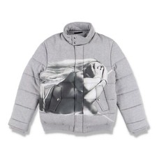 Givenchy Grey Bondage Girl Padded Bomber Jacket | Size M FW13 RRP $2400