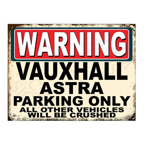 Metal tin sign plaque warning - sign,