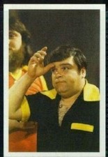 Scarce Trade Card of Jocky Wilson, Darts 1986