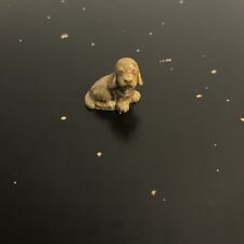 USED Wade Whimsies Brown Cocker Spaniel Figurine Animal Series Sitting Dog Puppy