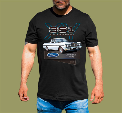 White ford falcon 351 ute - 351,