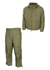 British Army Softie Thermal Outfit, Zip Up Hooded Jacket + Trousers. Large