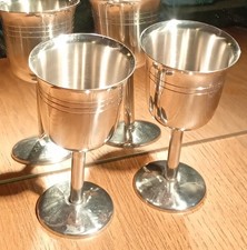 Pair  - Stainless Steel Wine