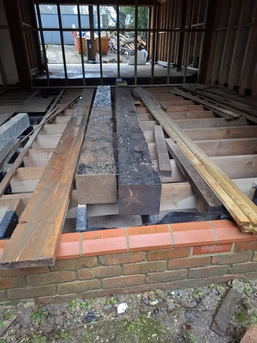 Black painted hardwood - black,