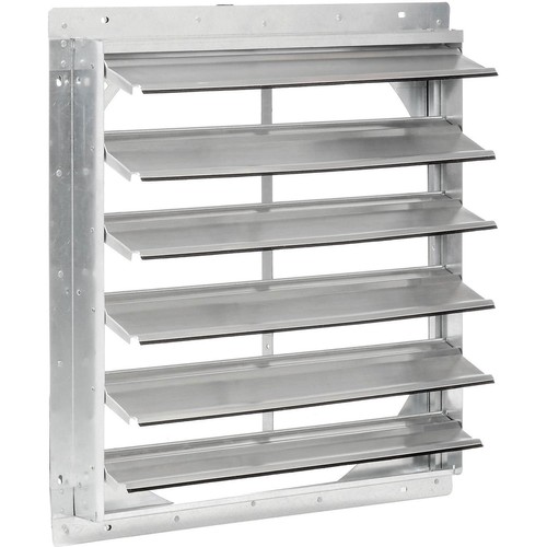 Aluminum steel shutter for - aluminum/steel, 24"
