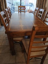 Flagstone dining table and