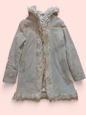 🔥Vintage 90s New Look Suede Afghan Coat Penny Lane Hippy Boho Grunge Y2K 🔥14