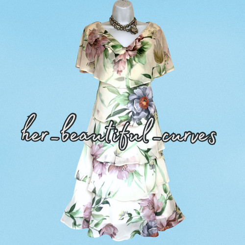 Nightingales floral tiered - nightingales,