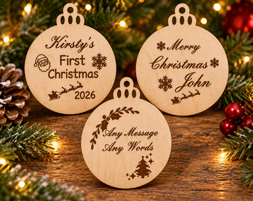 Personalised engraved wooden - personalised,
