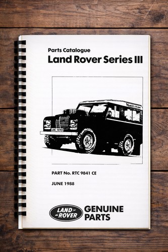 Land rover series - 3, parts