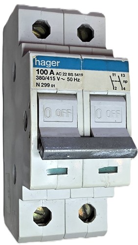 Hager ac22 n299 100a - ac22,
