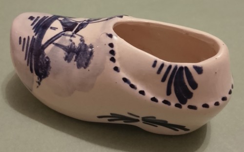 Vintage delft ceramic - vintage, clog
