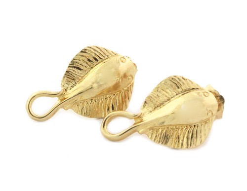 Stingray fish stud earrings - stud,