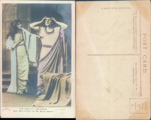 Theatrical scene with two