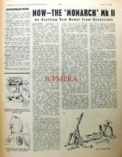 EXCELSIOR 'Monarch Mk.II' 150cc Motor Cycle - 1960 Magazine Report Cutting